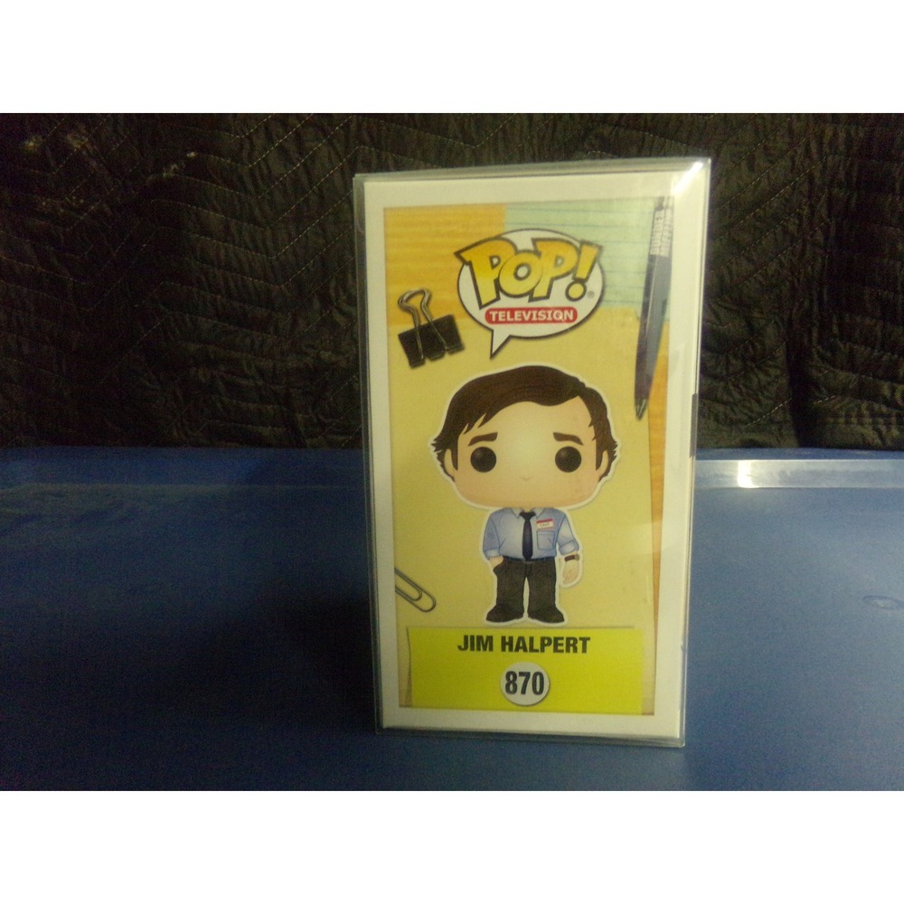 Funko Pop The Office Jim Halpert 870 Vinyl Figure with Protector Case - Picture 4 of 6
